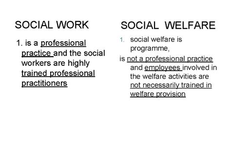difference between charity and social work|Social work between charity and the right to social welfare.